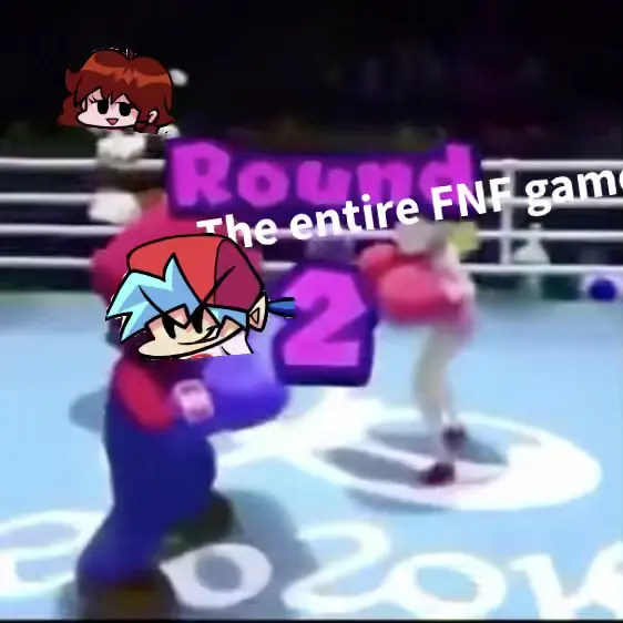 Mario knocks out Princess Peach meme | FNF in a nutshell. | image tagged in memes | made with Piñata Farms meme generator