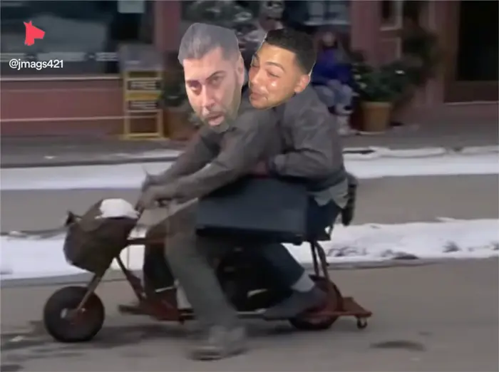 Dumb & Dumber - We're there meme | image tagged in memes | made with Piñata Farms meme generator