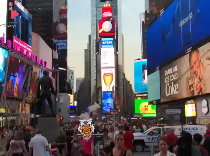 Roy Purdy in New York meme | image tagged in memes | made with Piñata Farms meme generator