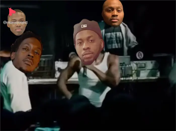 8 mile - Lotto vs B-Rabbit meme | image tagged in memes | made with Piñata Farms meme generator