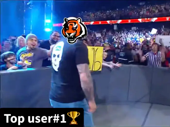 “Stone Cold” Kevin Owens entrance on Raw (part 2) meme | Piñata war🔥 when I came out as top user  @iconicwiley 🏆 #wwe #funny #mpga #leaderboard #topuser #pinatwar | image tagged in memes: wwe, funny, leaderboard, pinatwar, topuser, mpga | made with Piñata Farms meme generator
