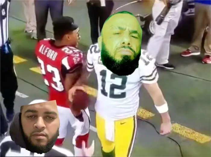 Aaron Rodgers push meme | image tagged in memes | made with Piñata Farms meme generator