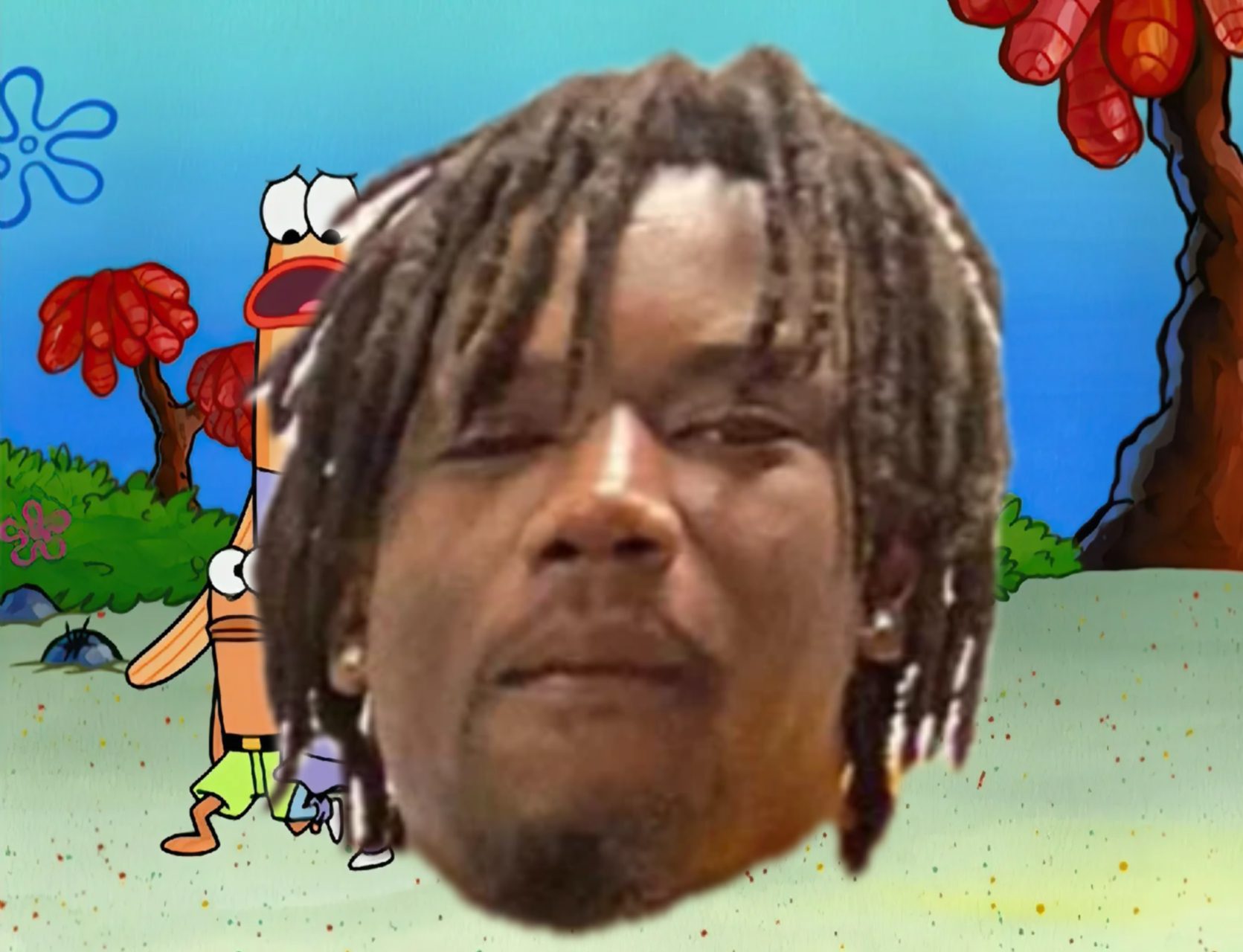 family from spongebob is scared meme | image tagged in memes | made with Piñata Farms meme generator