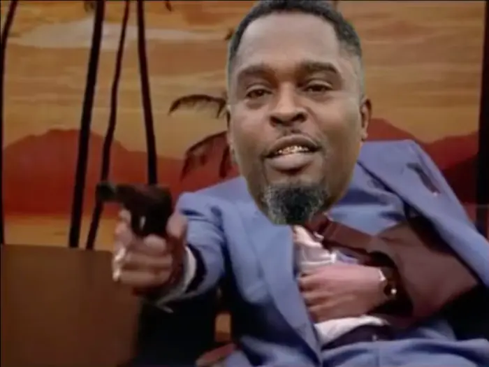 Scarface - Tony kills Mel meme | image tagged in memes | made with Piñata Farms meme generator
