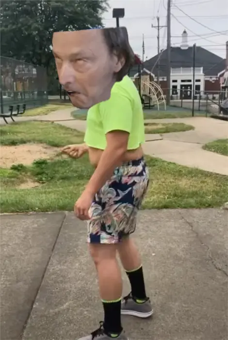 happy dude dancing and having fun on the heely meme | image tagged in memes | made with Piñata Farms meme generator