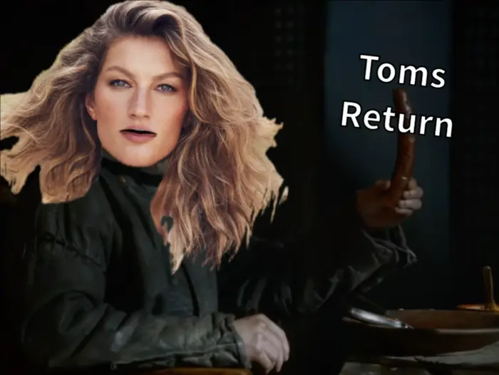 Ramsay Bolton eats sausage near Theon Greyjoy meme | image tagged in memes | made with Piñata Farms meme generator