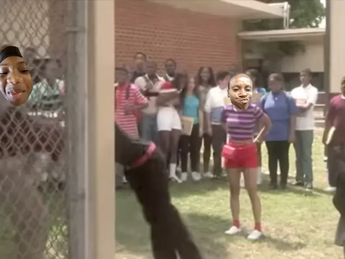 Movie Fight Scene meme | image tagged in memes | made with Piñata Farms meme generator