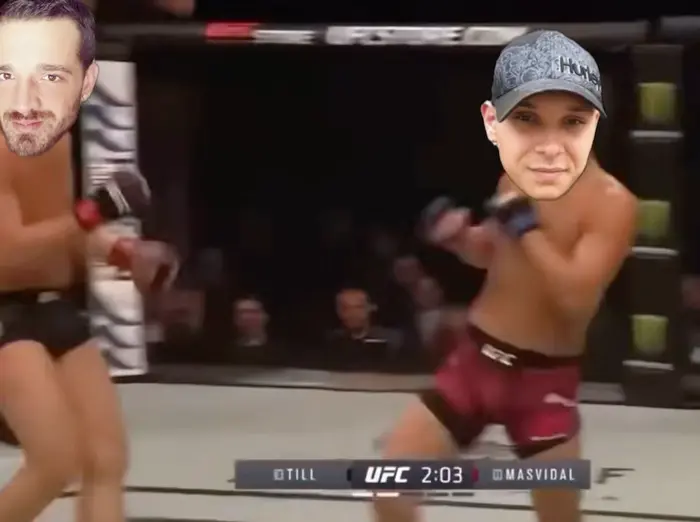 Darren Till gets knocked out meme | image tagged in memes | made with Piñata Farms meme generator