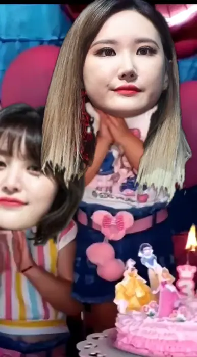Little girl fights her sister and her birthday meme | Happy 31th Birthday J e o n g h w a | image tagged in memes | made with Piñata Farms meme generator