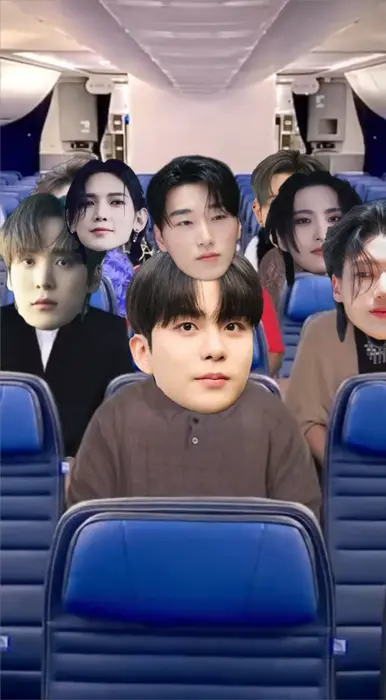 Party on the plane meme | A t e e z Dancing Ft GD And Top | image tagged in memes | made with Piñata Farms meme generator