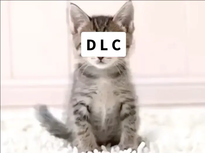 (SCREAMER WARNING) - Cute Cat meme | All D L C | image tagged in memes | made with Piñata Farms meme generator