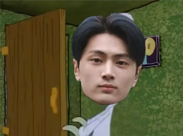 SpongeBob with the coffin meme | Jay Gets Scared of N i k i And S u n o o | image tagged in memes | made with Piñata Farms meme generator