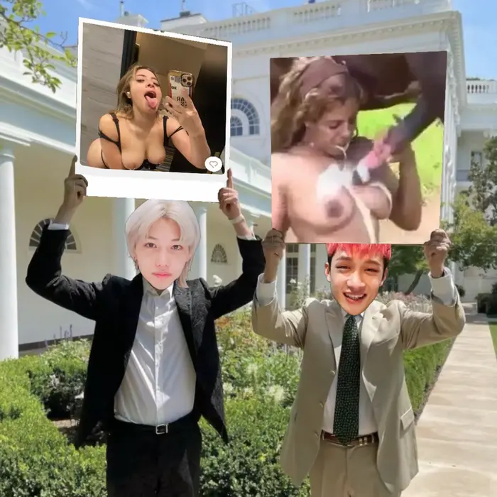 Biden and Dude with Sign meme | Stray Kids Sign | image tagged in memes | made with Piñata Farms meme generator