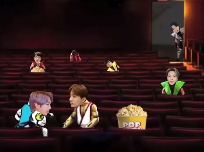 At the cinema - shut the fuck up meme | RM Swears | image tagged in memes | made with Piñata Farms meme generator