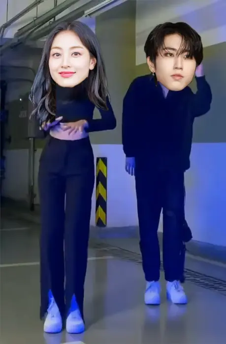 couple dance meme | Han And J i h y o Dance | image tagged in memes | made with Piñata Farms meme generator