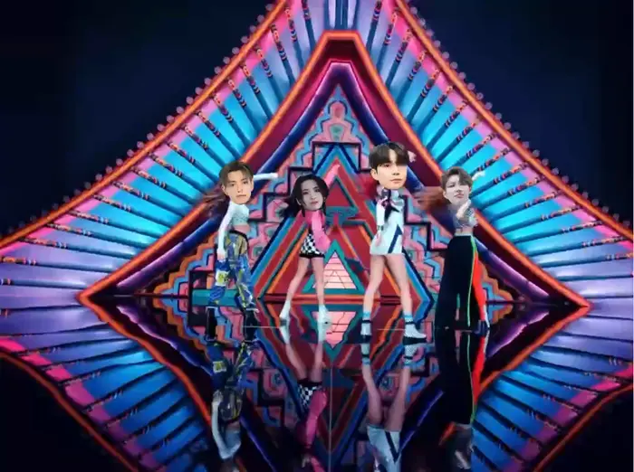 BLACKPINK - DDU-DU DDU-DU meme | A t e e z Last Chorus | image tagged in memes | made with Piñata Farms meme generator