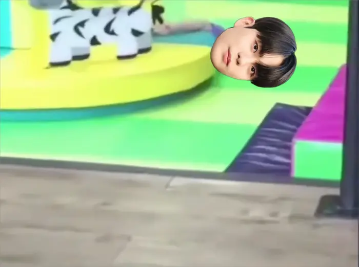 kid getting dragged by horse carousel meme | Poor Jongho | image tagged in memes | made with Piñata Farms meme generator