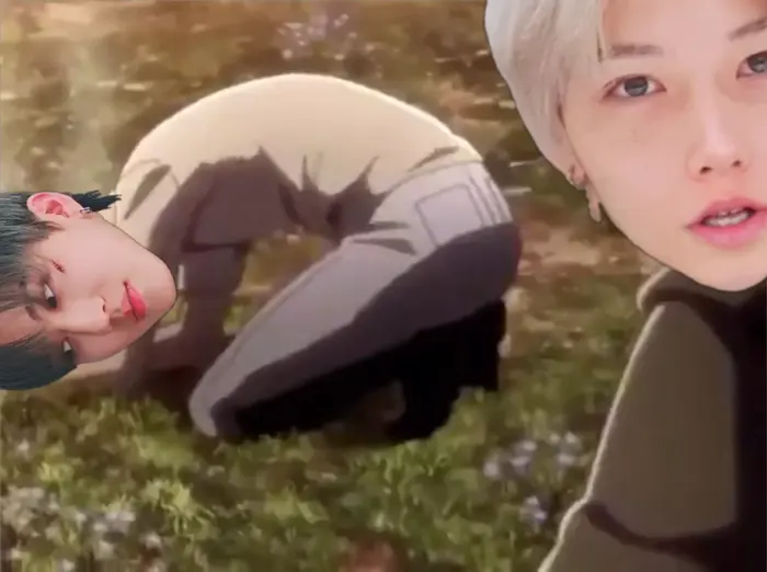 anime boy loudly crying meme | POV Stray Kids When Lee Know is 28 Years old | image tagged in memes | made with Piñata Farms meme generator