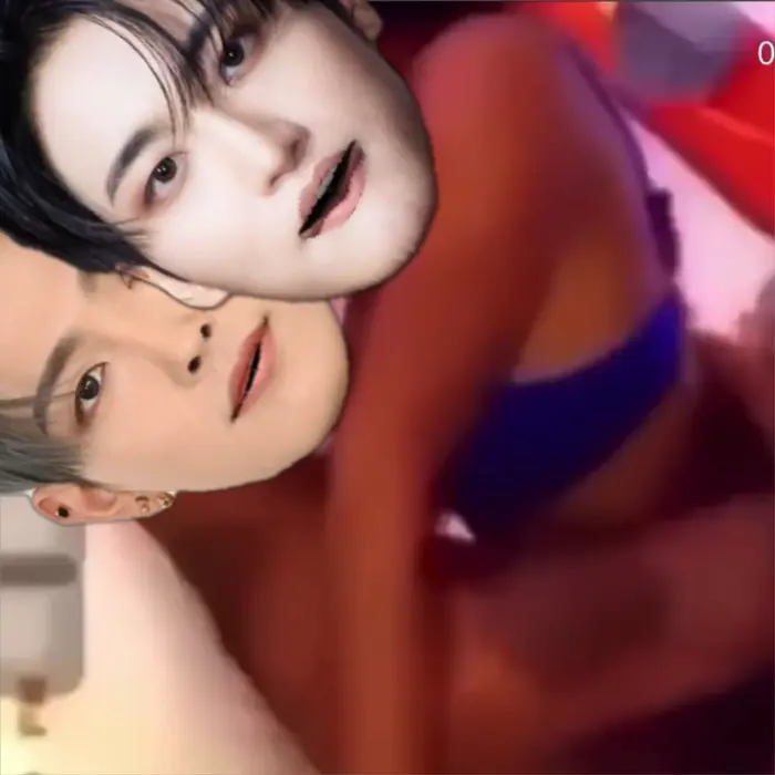 Couple kissing meme | ATEEZ Porn | image tagged in memes | made with Piñata Farms meme generator