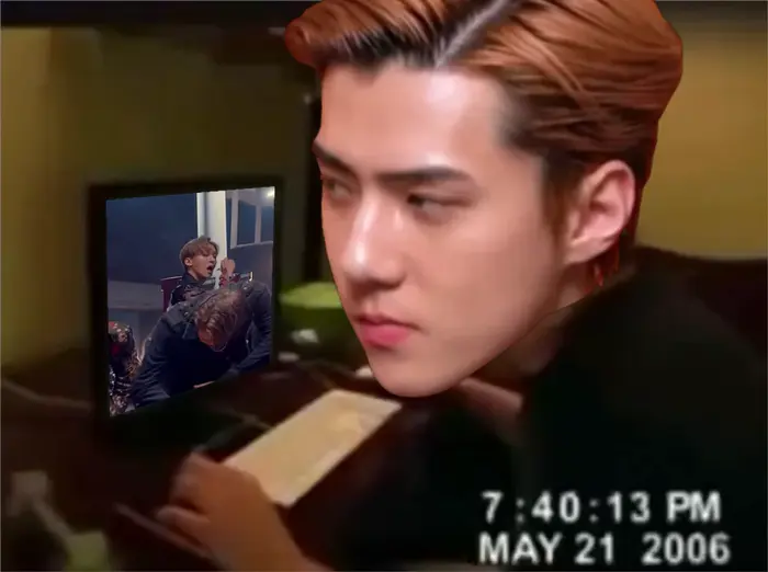 dude break the computer meme | EXO Wrong Music Video | image tagged in memes | made with Piñata Farms meme generator