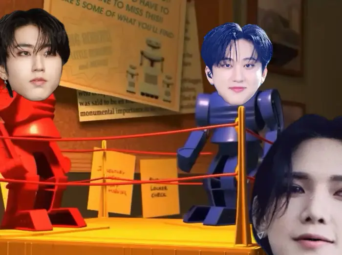 Toy Story 2 - Rock Em Sock Em meme | He’s Talking to Me | image tagged in memes | made with Piñata Farms meme generator