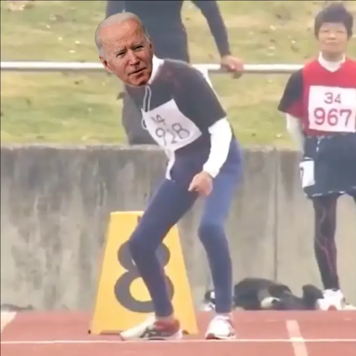 Very Old Runner meme | image tagged in memes | made with Piñata Farms meme generator