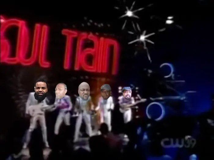 Con Funk Shun "Love's Train" on Soul Train meme | image tagged in memes | made with Piñata Farms meme generator