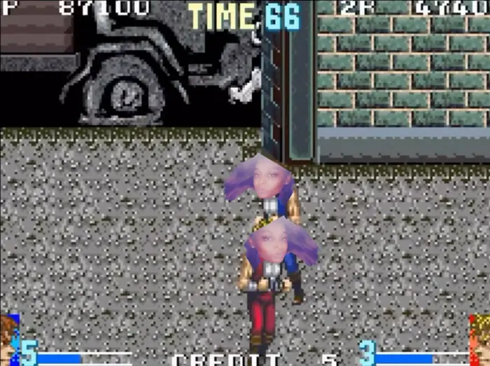 Double Dragon - Fight meme | image tagged in memes | made with Piñata Farms meme generator