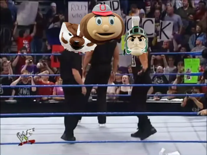 Stone Cold fights with NWO meme | image tagged in memes | made with Piñata Farms meme generator