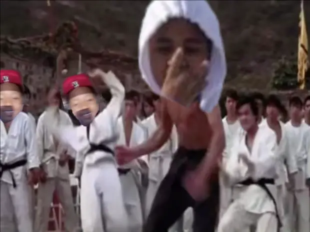 Bruce Lee fight meme | image tagged in memes | made with Piñata Farms meme generator