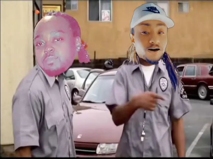 Friday after next chasing scene meme | image tagged in memes | made with Piñata Farms meme generator