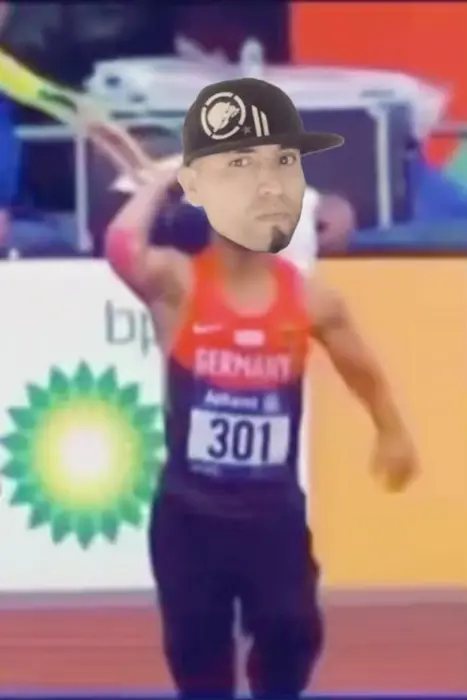 Javelin throwing meme | image tagged in memes | made with Piñata Farms meme generator