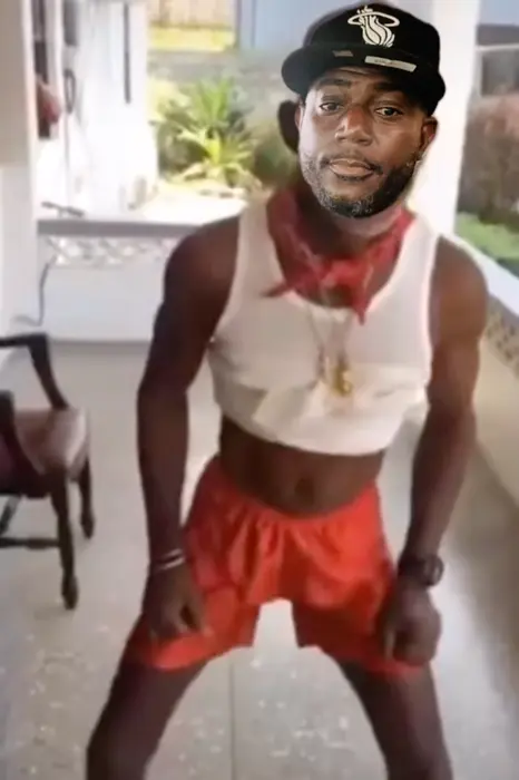 Old man belly dancing to Getcha Sum meme | image tagged in memes | made with Piñata Farms meme generator