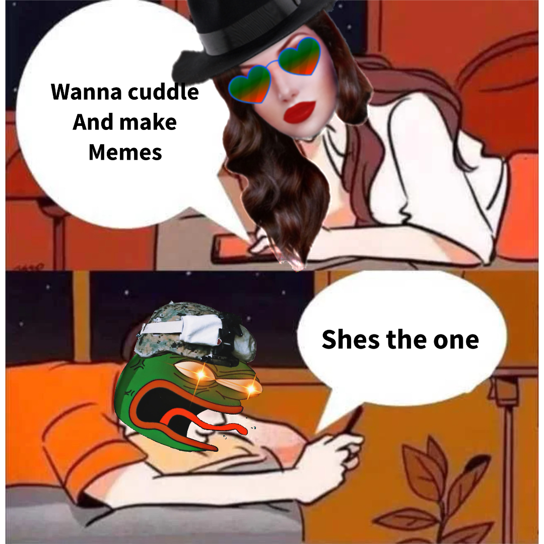 Couple chat meme | 😍 @brodiebruce | image tagged in memes | made with Piñata Farms meme generator