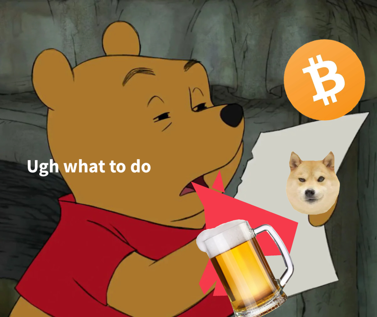 Winnie the Pooh reading meme | image tagged in memes: funny | made with Piñata Farms meme generator