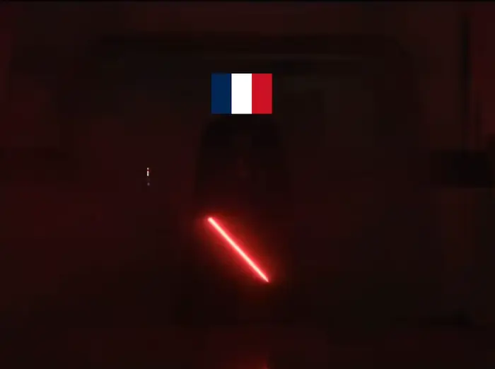 Rogue One: Darth Vader Entrance meme | France wins JESC! The evil empire is back! | image tagged in memes | made with Piñata Farms meme generator