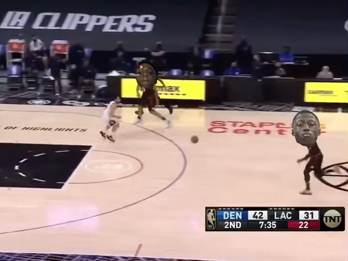 Paul George misses the layup meme | image tagged in memes | made with Piñata Farms meme generator