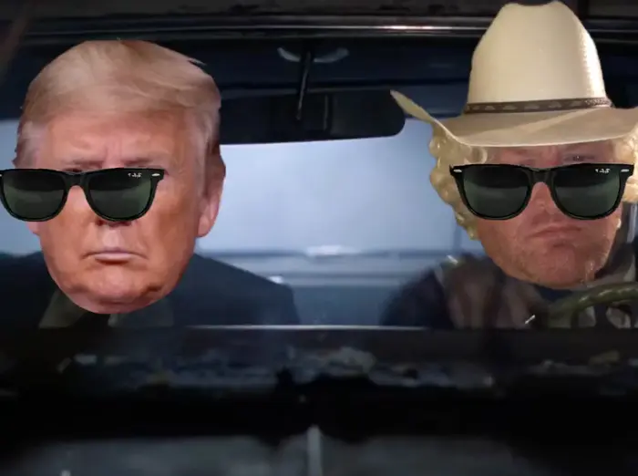 The Blues Brothers 106 miles to Chicago meme | image tagged in memes | made with Piñata Farms meme generator