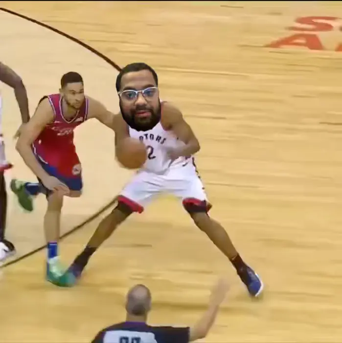 Kawhi made one of the greatest shots in NBA Playoffs history meme | image tagged in memes | made with Piñata Farms meme generator