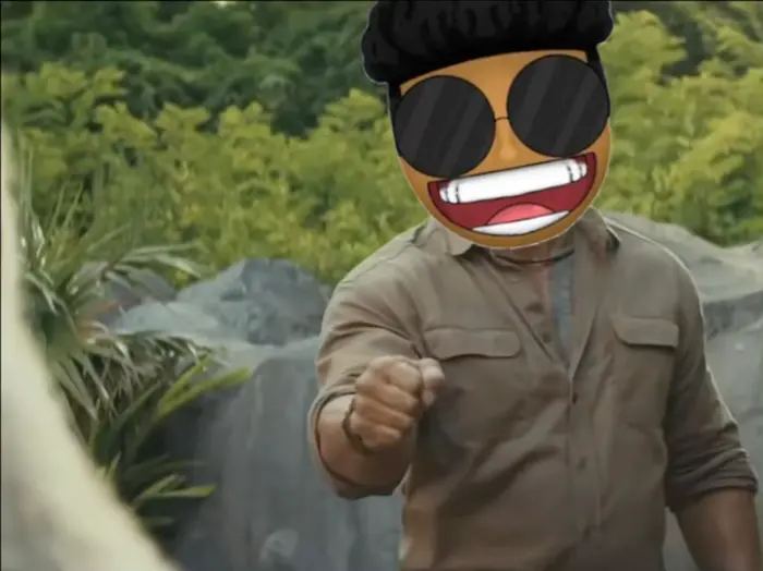 Mid Monke Finger meme | @dogeranch #2RichIsland | image tagged in memes: 2richisland | made with Piñata Farms meme generator