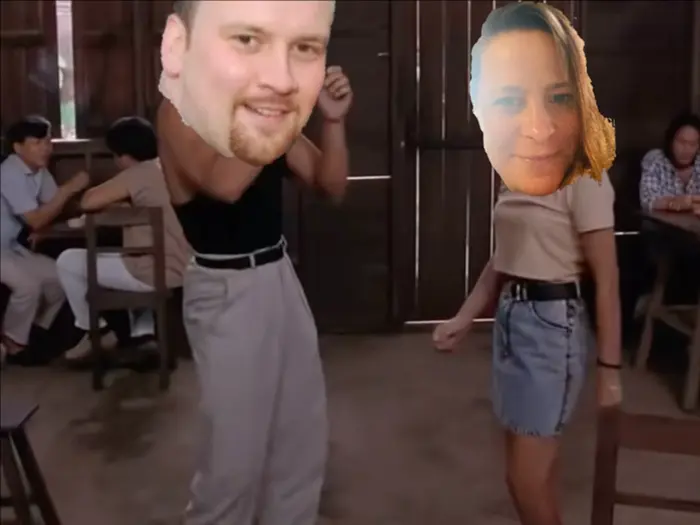 Kickboxer Jean Claude Van Damme Dance meme | image tagged in memes | made with Piñata Farms meme generator