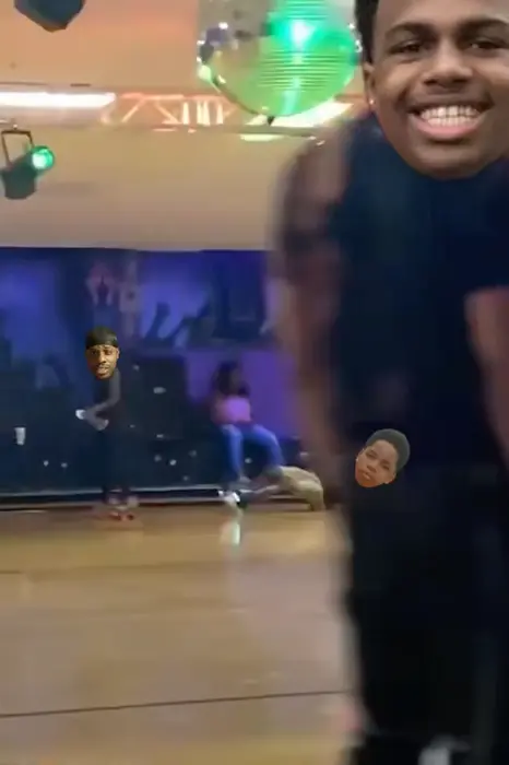 A guy is lying down on roller skates meme | image tagged in memes | made with Piñata Farms meme generator