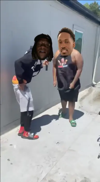 Big boy grillin on the roof meme | Vman be foolin 😅🤣 | image tagged in memes | made with Piñata Farms meme generator