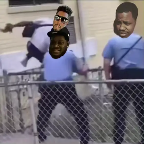 Guy tries escape from police meme | image tagged in memes | made with Piñata Farms meme generator