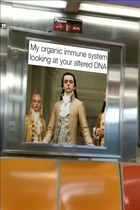 Subway signboard slaps the man meme | Robust Immunity! | image tagged in memes | made with Piñata Farms meme generator