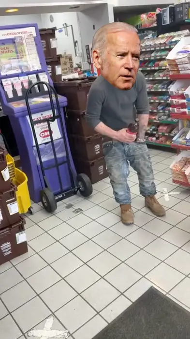 Unconscious guy staying in supermarket meme | #letsgobrandon | image tagged in memes: letsgobrandon | made with Piñata Farms meme generator