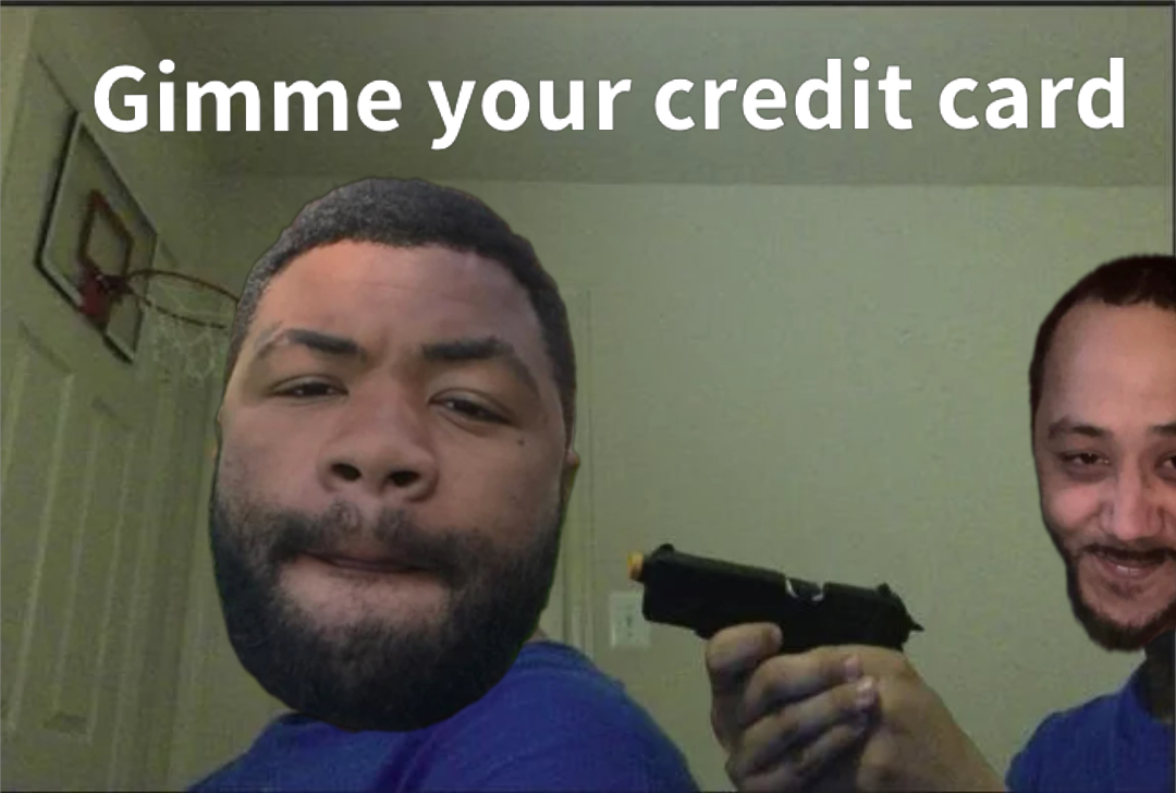 pointing a gun at yourself meme | image tagged in memes | made with Piñata Farms meme generator