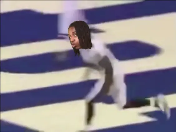 Ed Reed destroys colts player meme | image tagged in memes | made with Piñata Farms meme generator