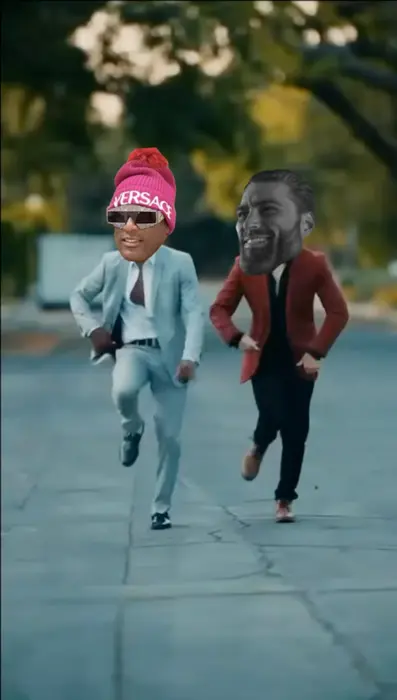 Staying alive duo dance meme | image tagged in memes | made with Piñata Farms meme generator