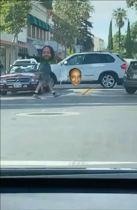 old man walks with a goose meme | image tagged in memes | made with Piñata Farms meme generator